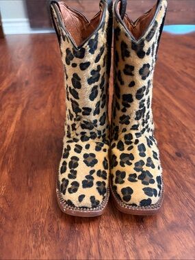 Leopard Western Cowboy Boots